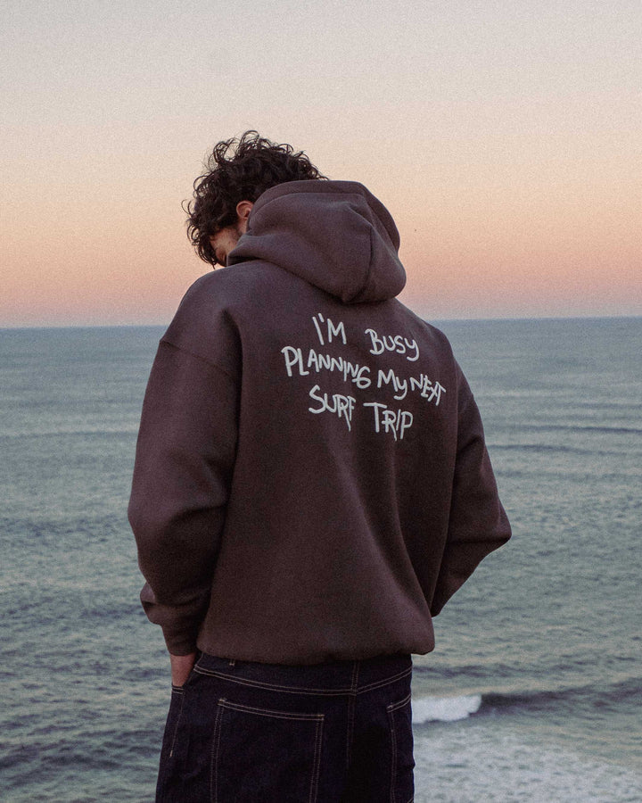 Busy Planning Surf Trip Hoodie