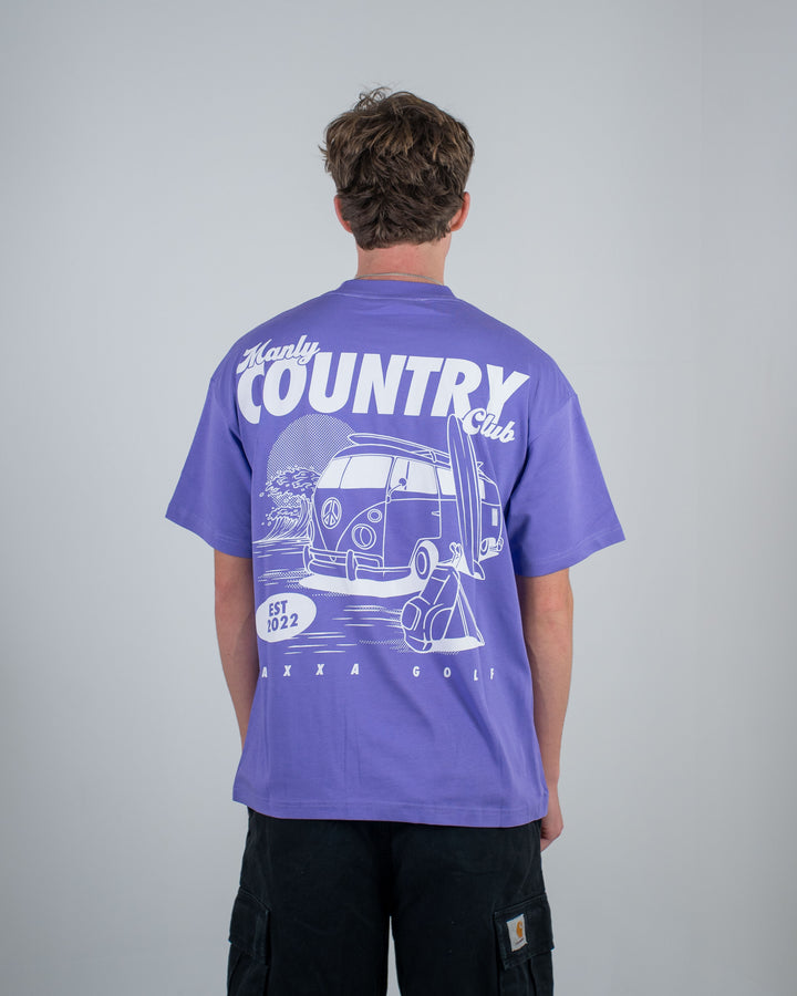 White Manly Country Club Oversize Tee