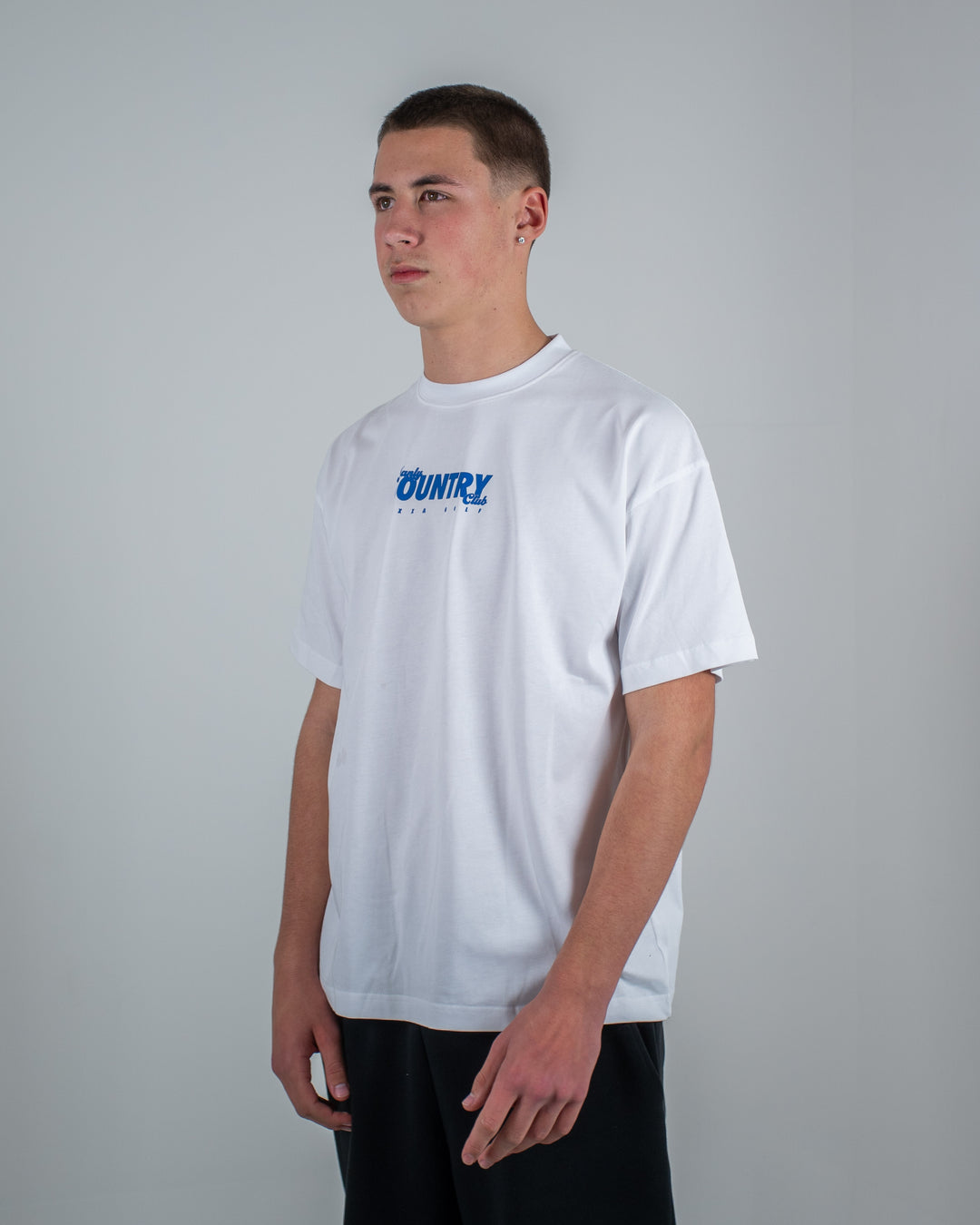 White Manly Country Club Oversize Tee
