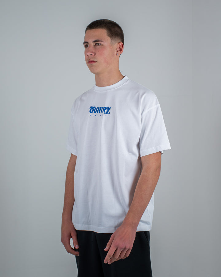 White Manly Country Club Oversize Tee
